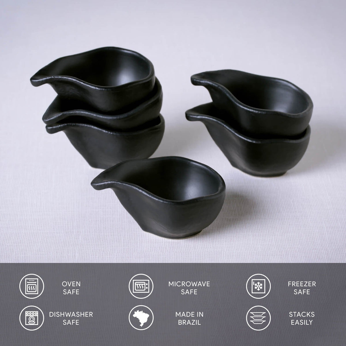 Porto Brasil MATTE BLACK TEARDROP ORGANIC 1.35 oz.  SKU: '1641473901