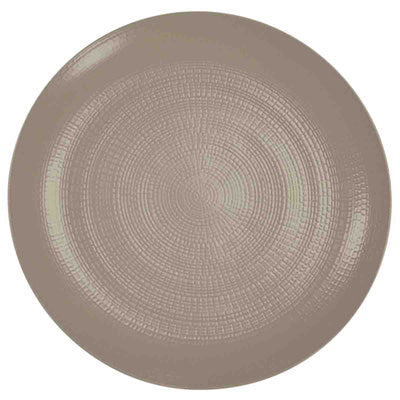 Round Presentation plate coupe 12" ? - Gray 12" 7/16