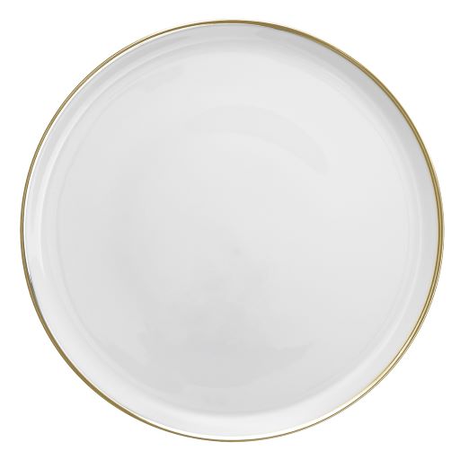 Round Cake / Pie Dish  13" - PLATINUM 12" 3/8