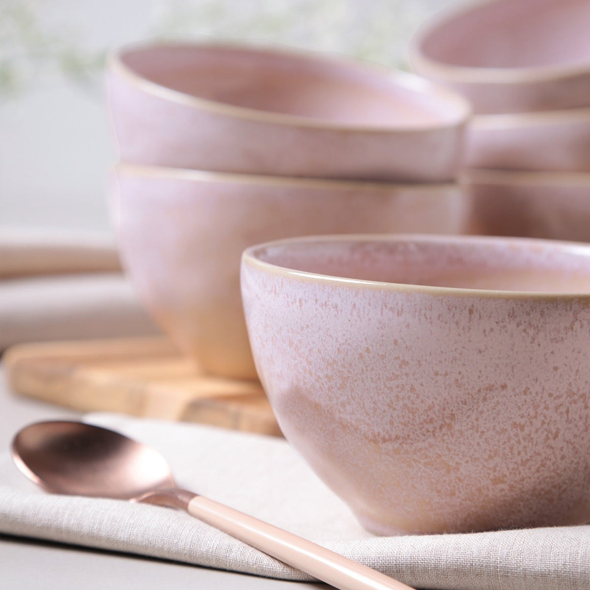 Porto Brasil LITCHI BOWL ORGANIC STONEWARE dia. 5.24"  SKU: '1914109201