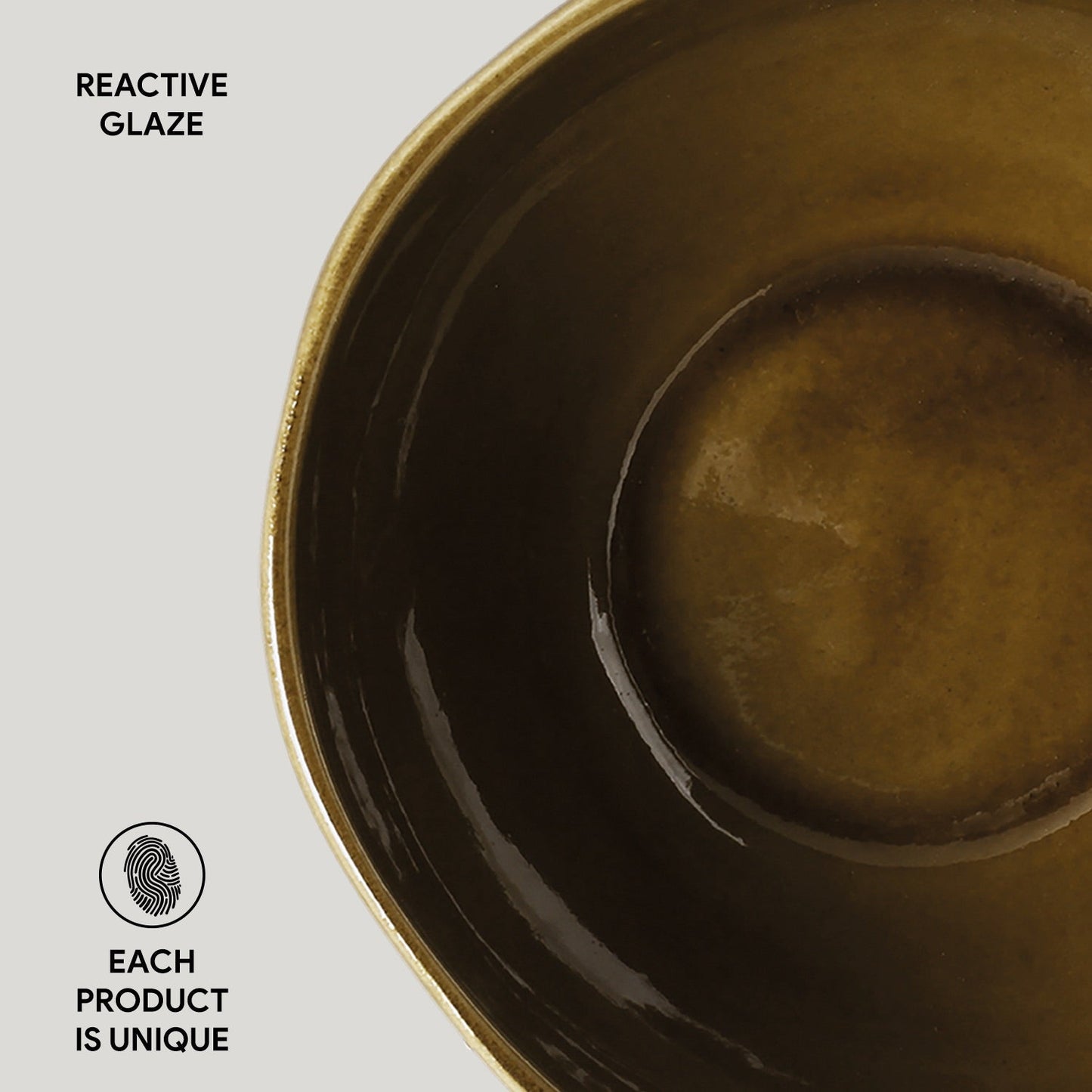 Porto Brasil AMBER BOWL ORGANIC STONEWARE dia. 5.24"  SKU: '191477101