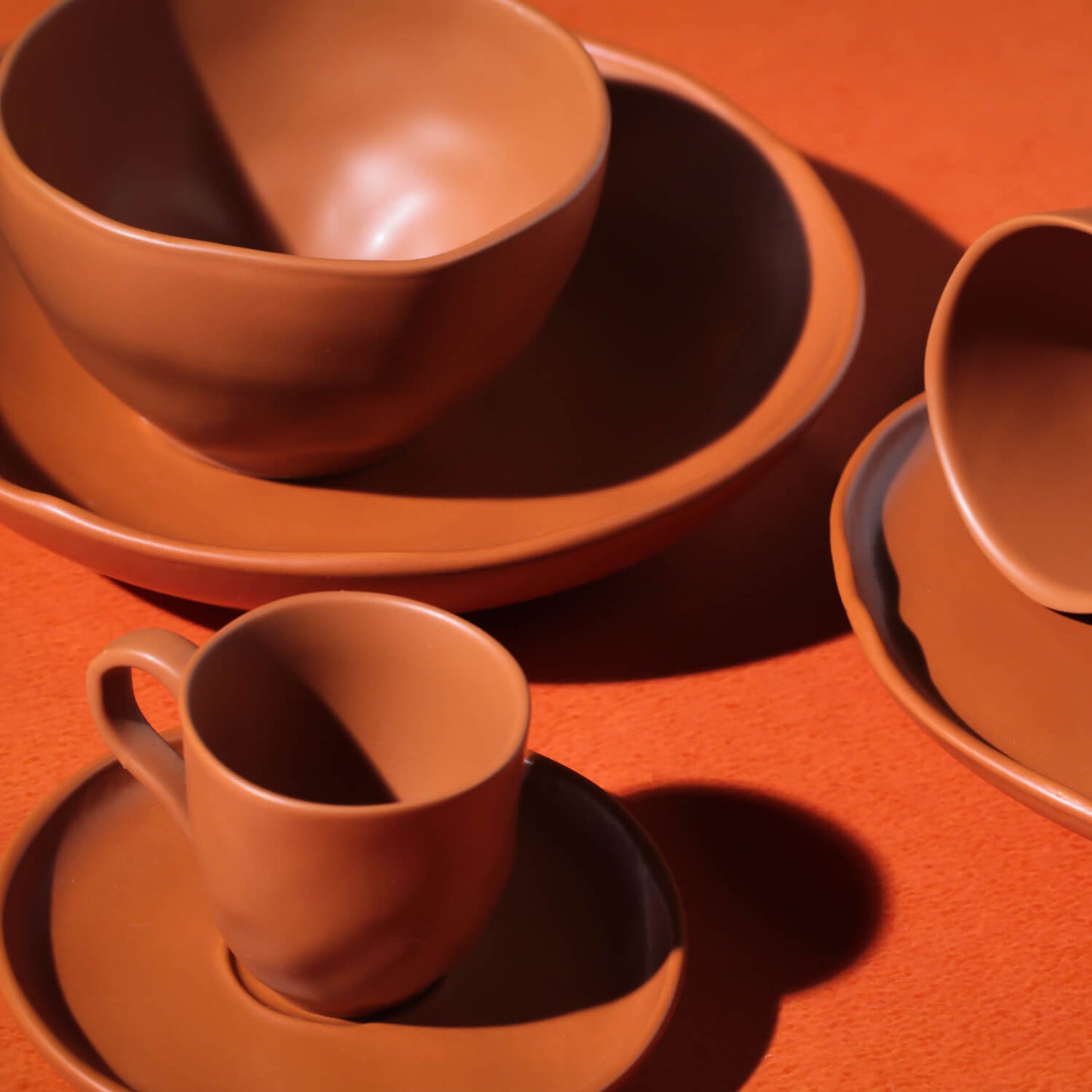 Porto Brasil TERRACOTTA BOWL ORGANIC STONEWARE dia. 5.24"  SKU: '191495701