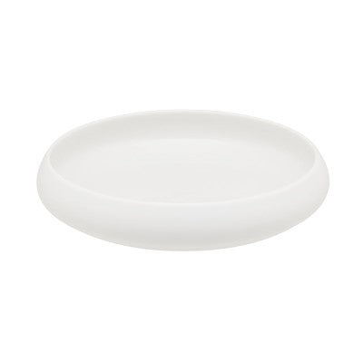 Large Casserole Plate 9" - 33oz - Sandy/ Satin White 8" 11/16