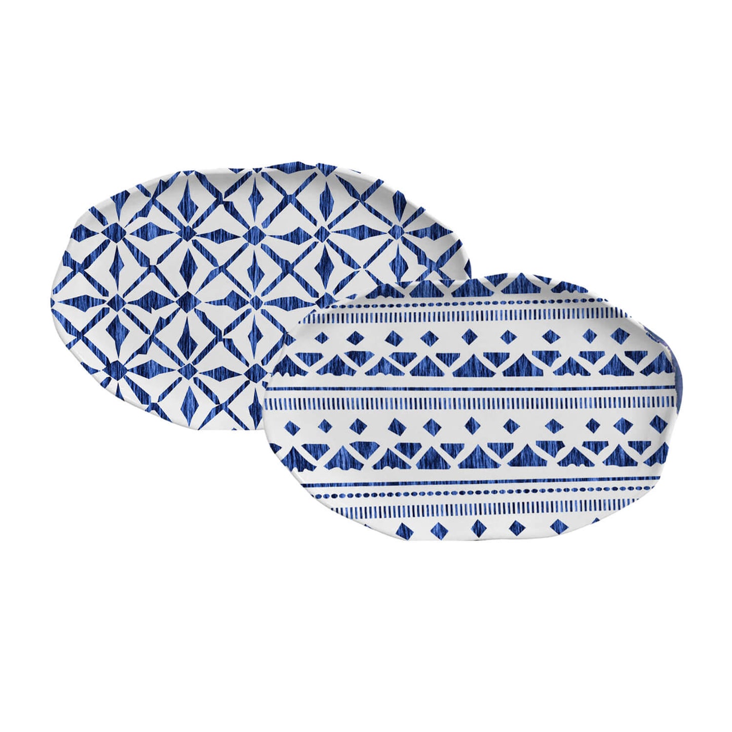 Porto Brasil MAYA SHALLOW OVAL PR MEDIUM BIO STONEWARE dia. 11.81x7.87" SET OF 2 DESIGNS  SKU: '34831117901
