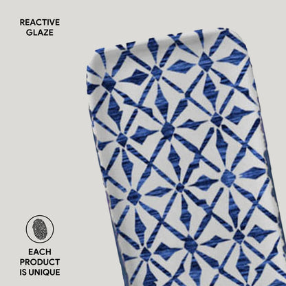 Porto Brasil MAYA RECTANGULAR PR ORGANIC STONEWARE dia. 8.66x3.74" SET OF 2 DESIGNS  SKU: '35014117901