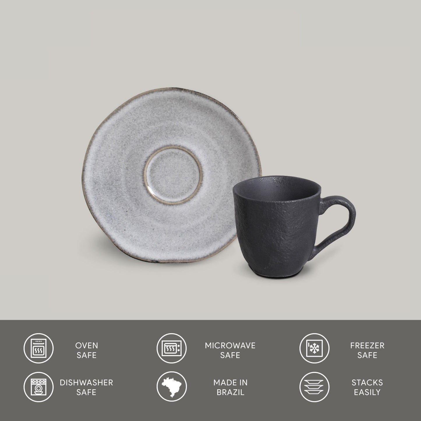 Porto Brasil DUST RAMEKIN JUTA STONEWARE dia. 4.33x0.87"  SKU: '14664115801