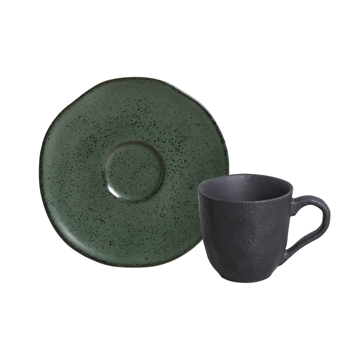 Porto Brasil GREENERY ORGANIC COFFEE CUP + ORGANIC SAUCER  SKU: '351495801