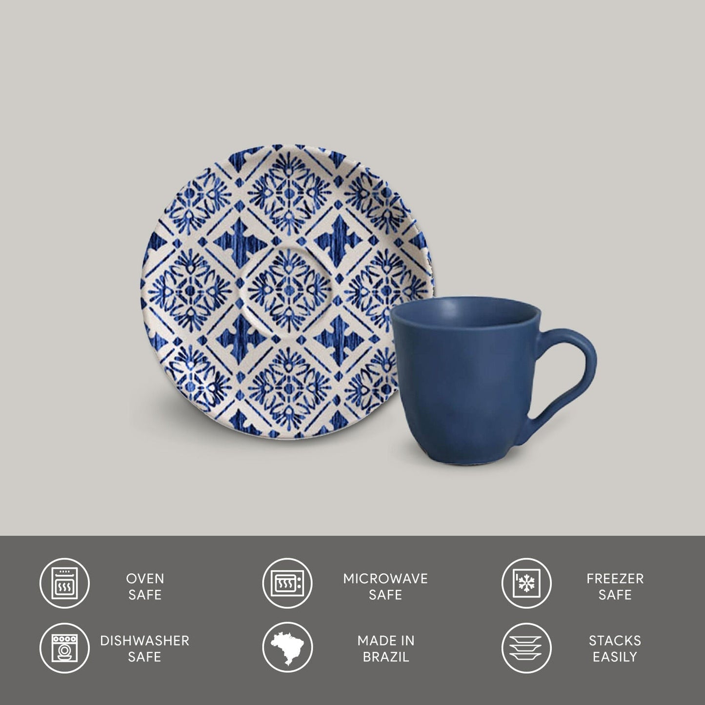 Porto Brasil MAYA ORGANIC COFFEE CUP + BIO SAUCER  SKU: '3531117901