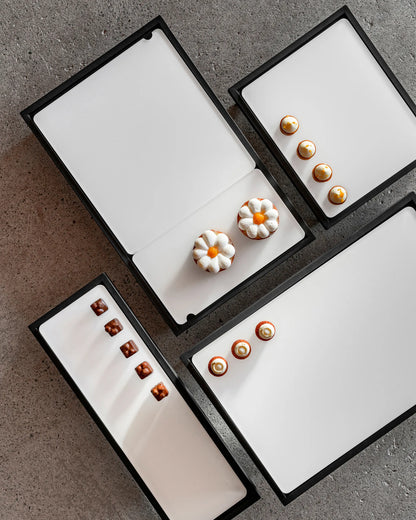 Revol MEALPLAK SQUARE TRAY Nacryl White SKU: '411024