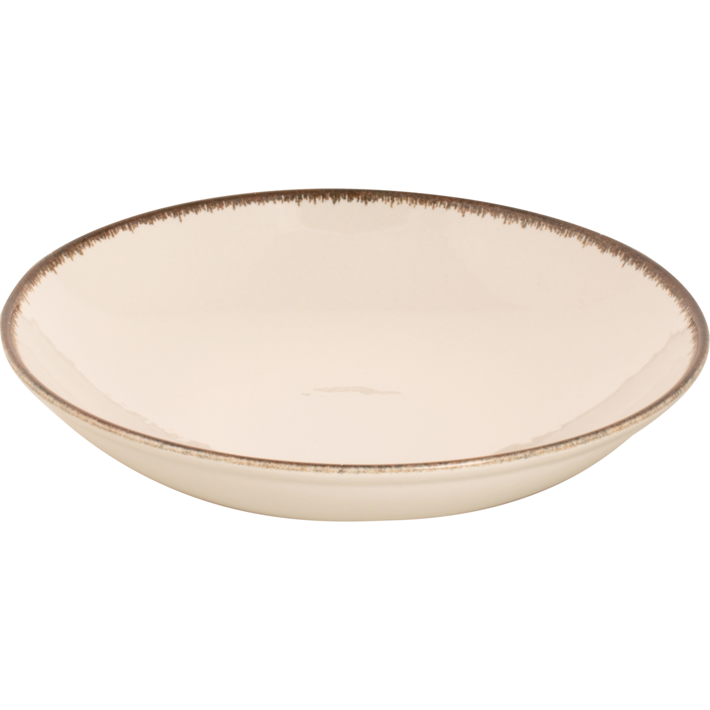 [ Set of 6 ] PLATE DEEP 25 CREAM AKOYA 10 inch