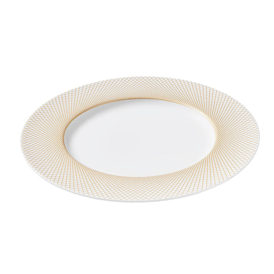 Degrenne Collection Graphique Classique Gold round dinner plate: 11.22 inches
