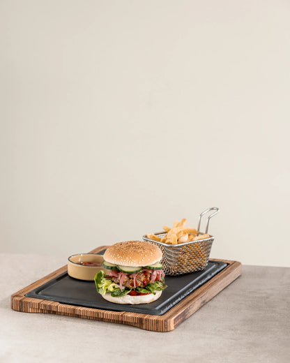 Revol INSPIRED, BY REVOL BASALT LINER TRAY FOR SQ PLATE+BOWL Bamboo SKU: '645196