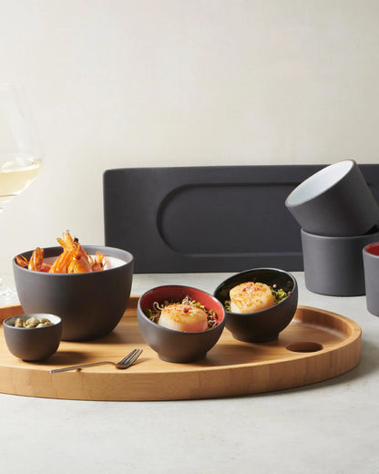 Revol SOLID MISE EN BOUCHE BOWL 4CL Glossy Black SKU: '645845