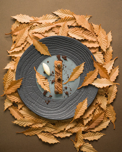 Revol ARBORESCENCE DESSERT PLATE 21,5CM Pepper SKU: '648475