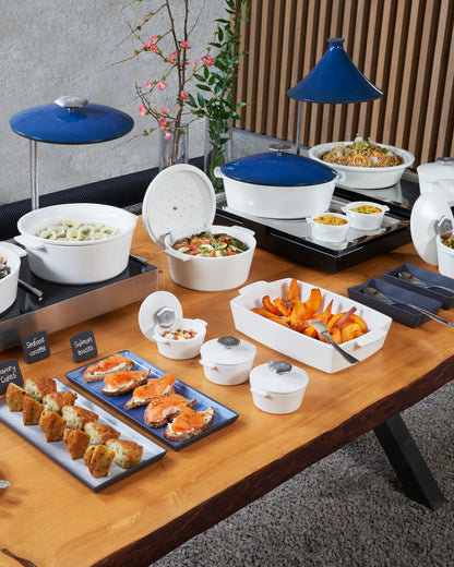 Revol REVOLUTION 2 OVAL COCOTTE 12.75''/32.5cm Satin white Induction SKU: '649872