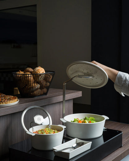 Revol REVOLUTION 2 OVAL COCOTTE 12.75''/32.5cm Glass Induction SKU: '649873