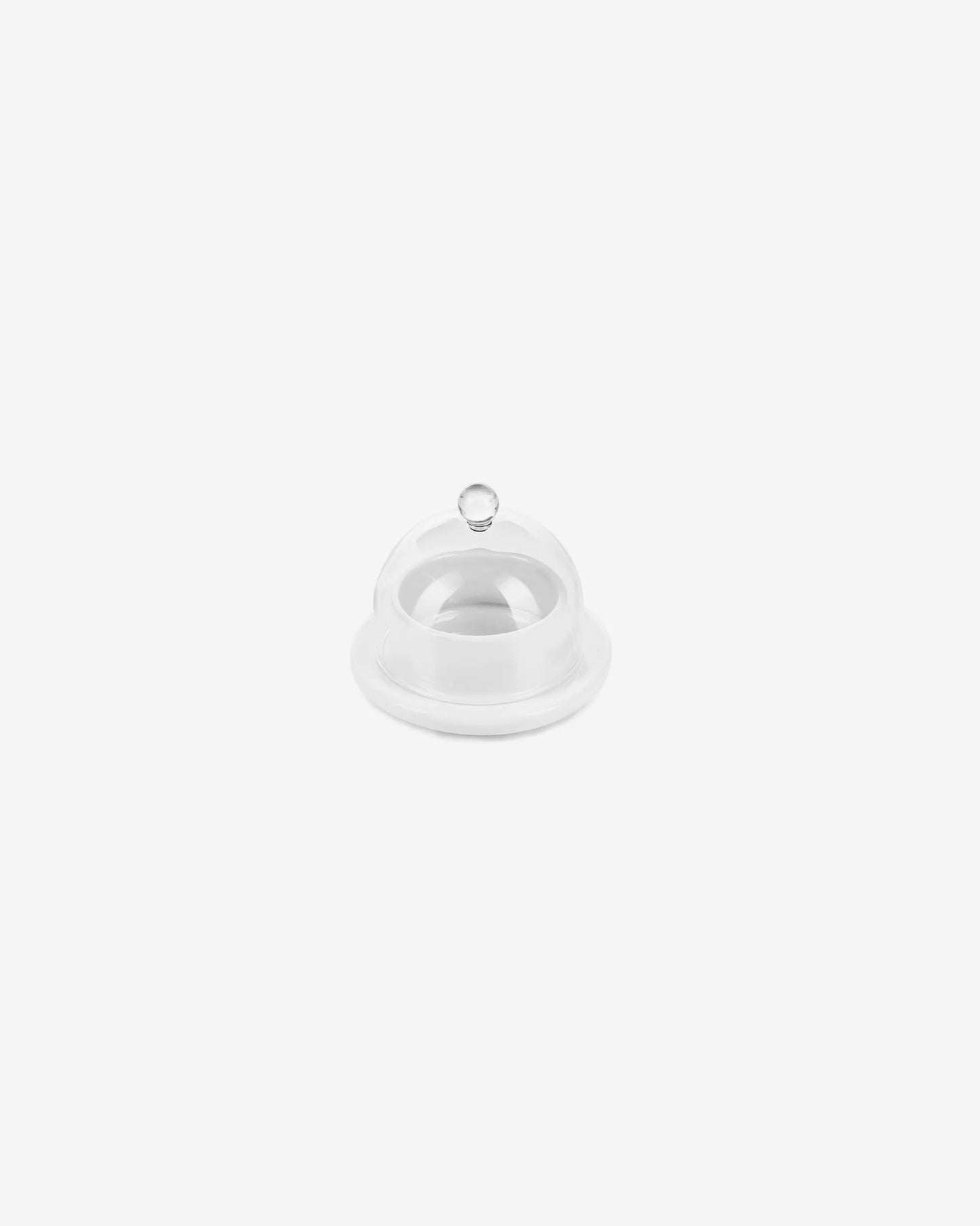 BUTTER DISH GLASS CLOCHE