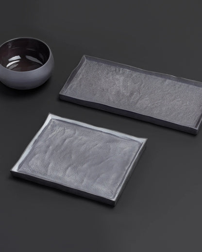 Revol SOLSTICE RECTANGULAR PLATE 21CM Black Moon Black Moon SKU: '652403