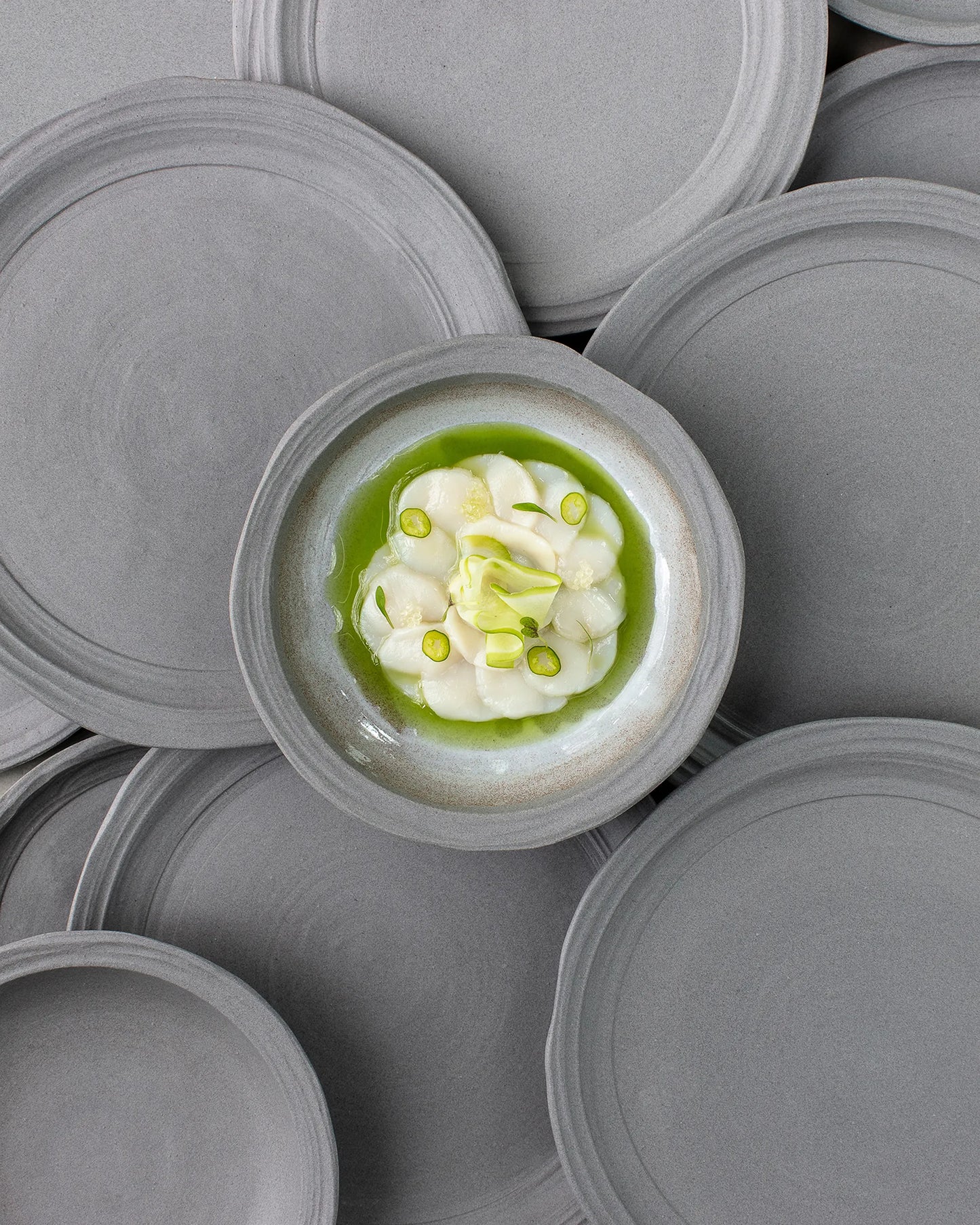 Revol  NO.W DESSERT PLATE 21CM Matt grey Recyclay SKU: '654618