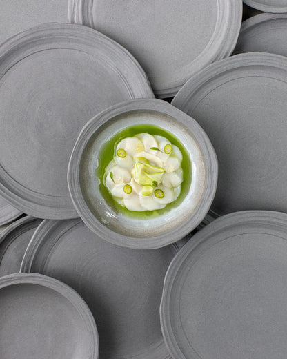 Revol  NO.W DESSERT PLATE 21CM Matt grey Recyclay SKU: '654618