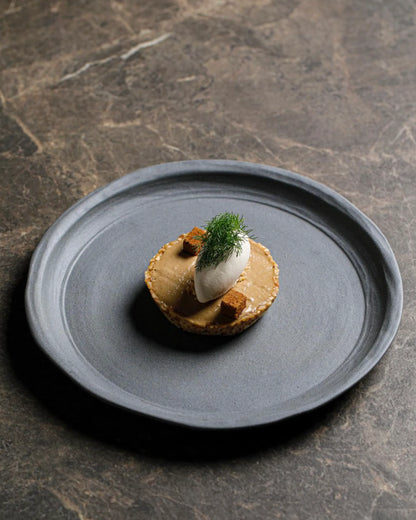 Revol  NO.W DESSERT PLATE 21CM Matt grey Recyclay SKU: '654618