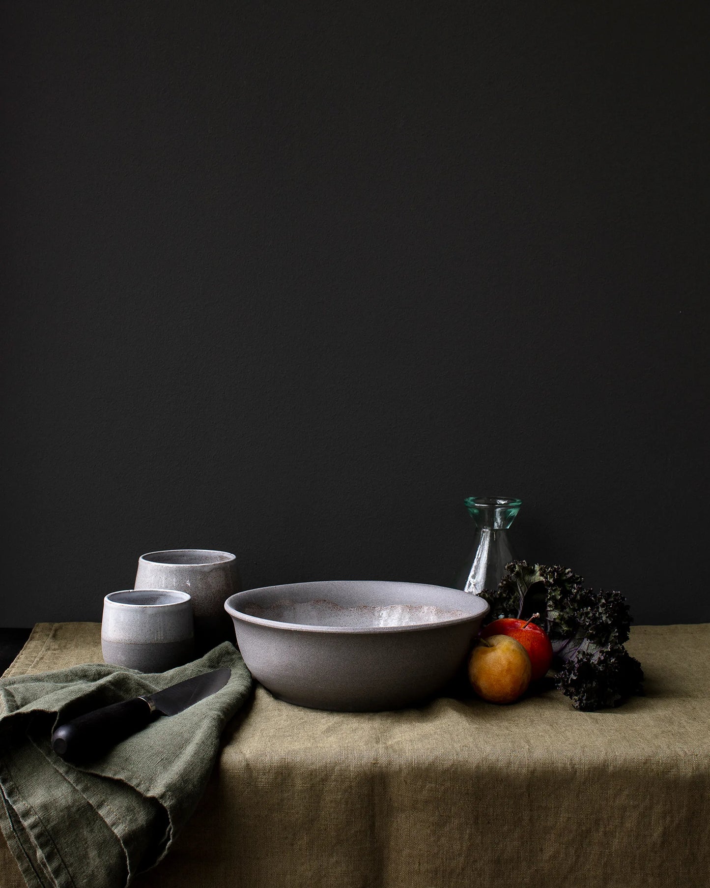 Revol  NO.W MUG WITH HANDLE 33CL Matt grey Recyclay SKU: '654813