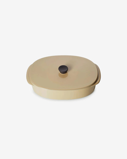 Revol CARACTERE CULINAIRE RECT DISH WITH LID 19X13 Nutmeg SKU: '655267