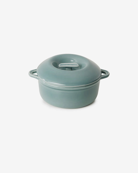 ROUND COCOTTE 19CM INDUCTION WITH PORCELAIN LID