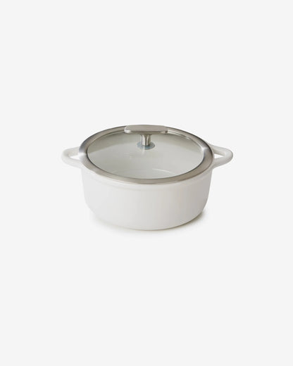 ROUND COCOTTE 19CM INDUCTION WITH GLASS LID