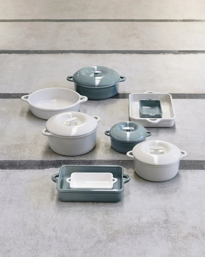 Revol BOMBANCE RECTANGULAR DISH 34CM OVEN Cloud Grey SKU: '660161