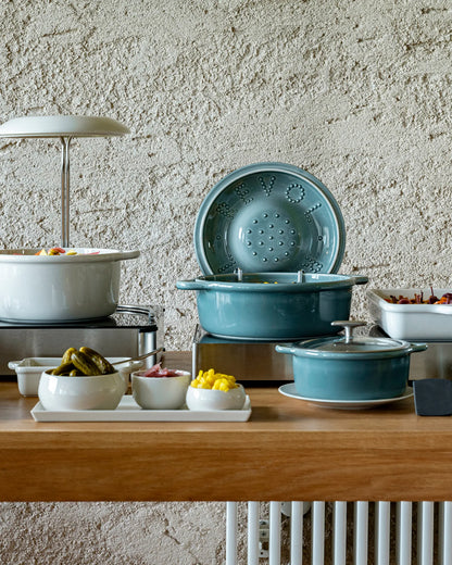 Revol BOMBANCE ROUND COCOTTE 22CM OVEN WITHOUT LID Cloud Grey SKU: '660258