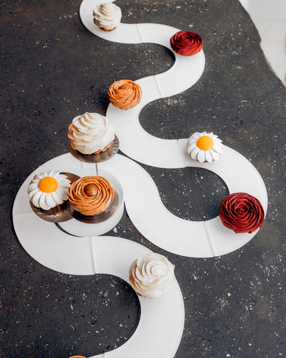 Revol MEALPLAK TABLE RUNNER 1/4 CIRCLE Nacryl White SKU: '660474