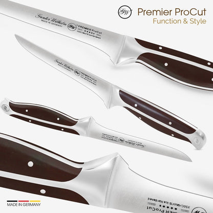 Gunter Wilhelm Premier Boning Knife, 6 Inch | Dark Brown ABS Handle SKU: 30-314-0306