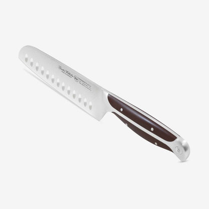 Gunter Wilhelm Premier Santoku Knife, 7 Inch | Dark Brown ABS Handle SKU: 30-315-0407