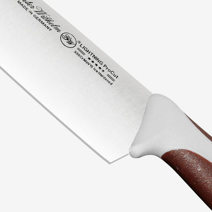 Gunter Wilhelm Lightning Chef Knife, 8 Inch | Brown and Grey ABS Handle SKU: 10-108-0108