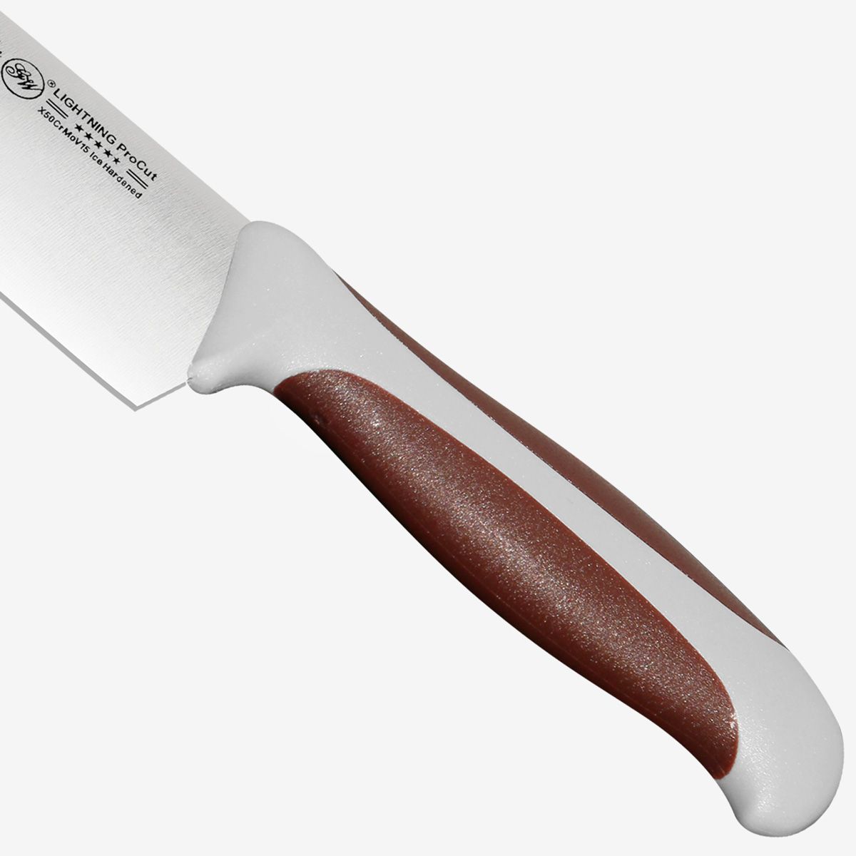 Gunter Wilhelm Lightning Chef Knife, 8 Inch | Brown and Grey ABS Handle SKU: 10-108-0108