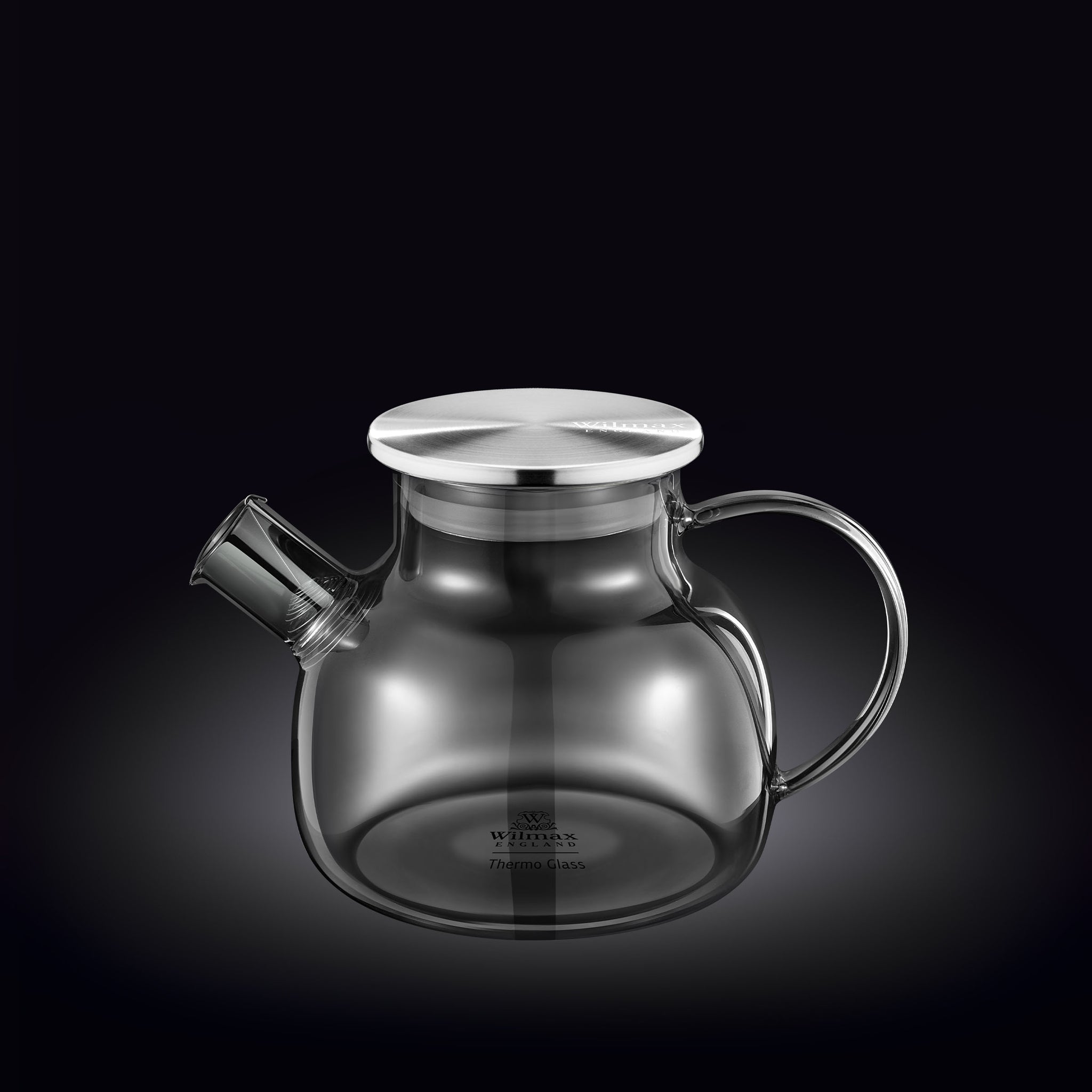 Bonjour Tea Voyager Glass Teapot Silver