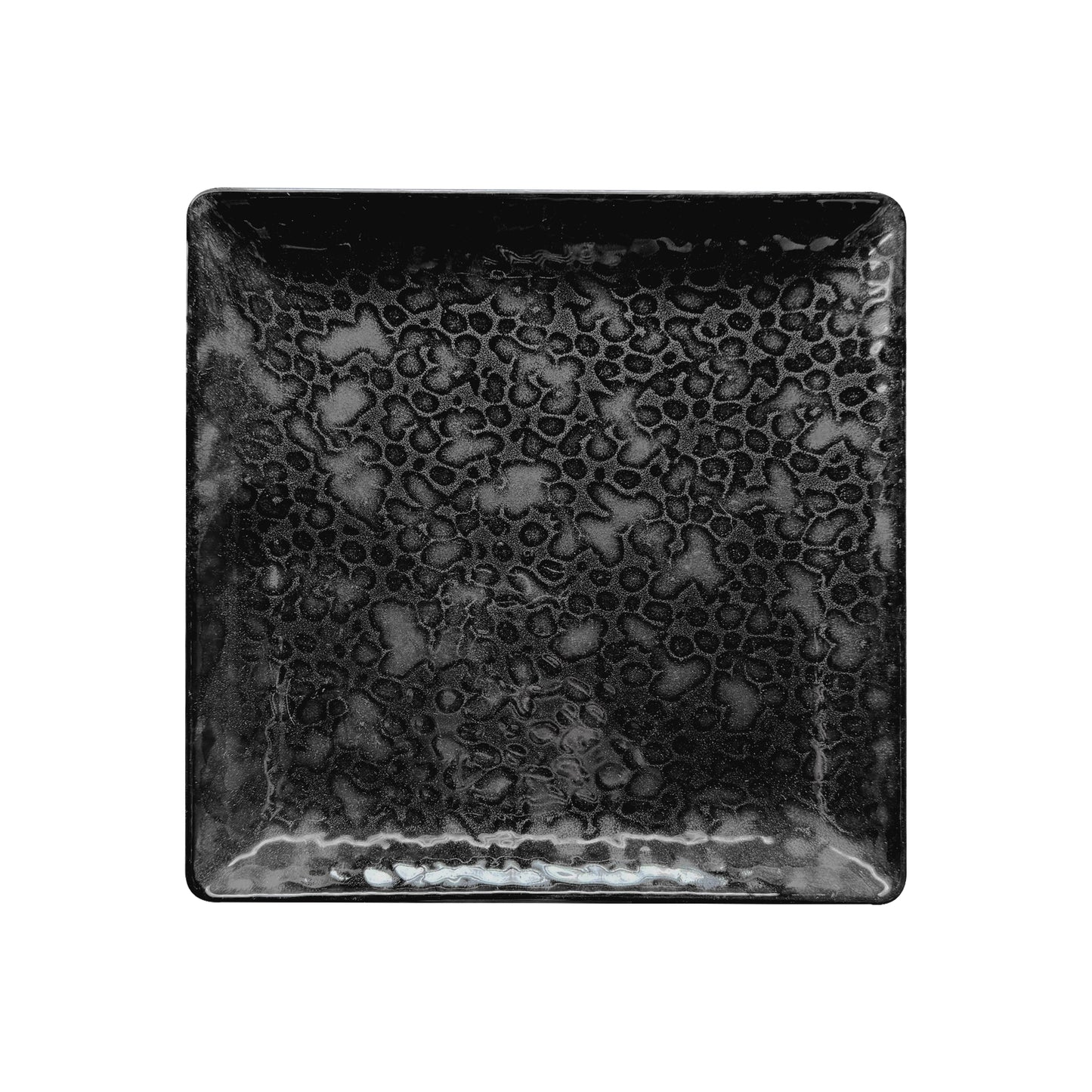 JL Coquet  JUNGLE - Assiette carree 24 cm 9.45 Inch SKU: ACC1020JUBKNPAI000