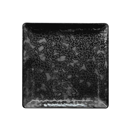 JL Coquet  JUNGLE - Assiette carree 24 cm 9.45 Inch SKU: ACC1020JUBKNPAI000