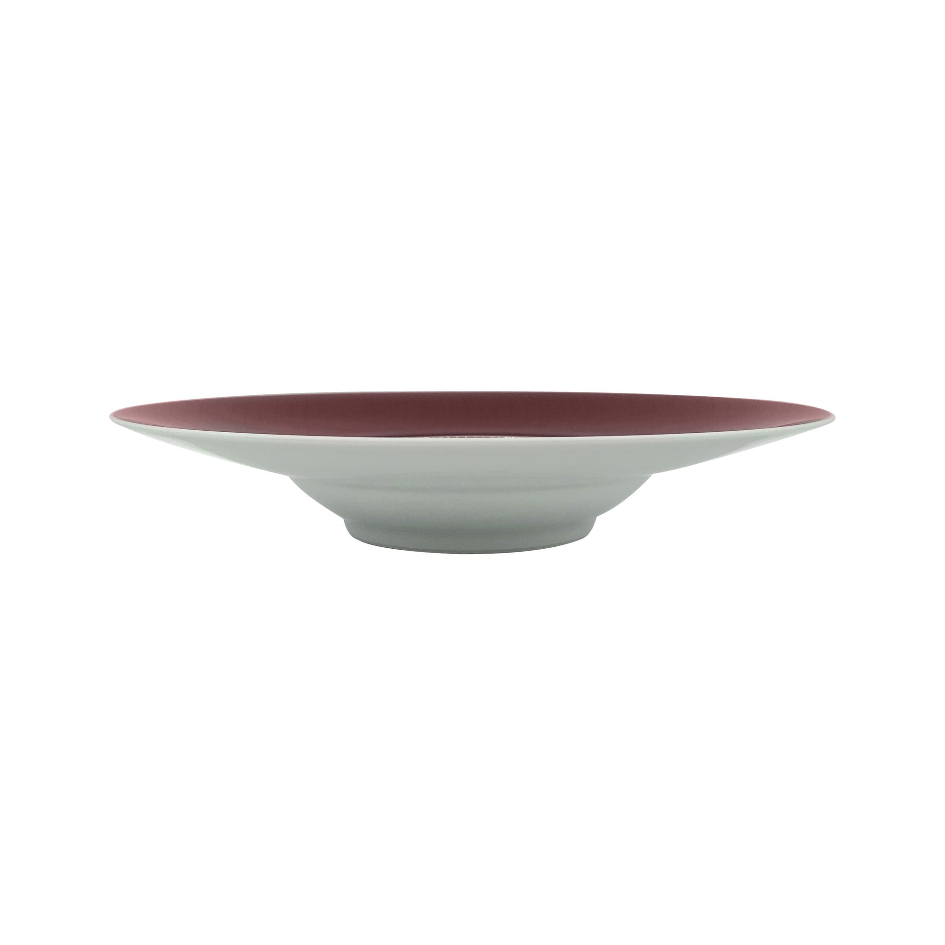 JL Coquet  TELLURE Pourpre - Assiette creuse ? aile JDC 5.51 Inch SKU: JDC1052TEPOBLNC000