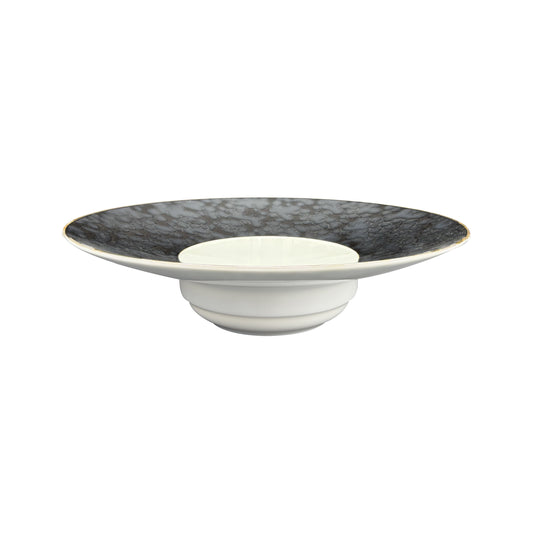 JL Coquet  JUNGLE - Assiette creuse ? aile GM 10.24 Inch SKU: HOR1023JUBKBLNC000