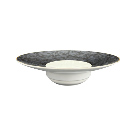 JL Coquet  JUNGLE - Assiette creuse ? aile GM 10.24 Inch SKU: HOR1023JUBKBLNC000