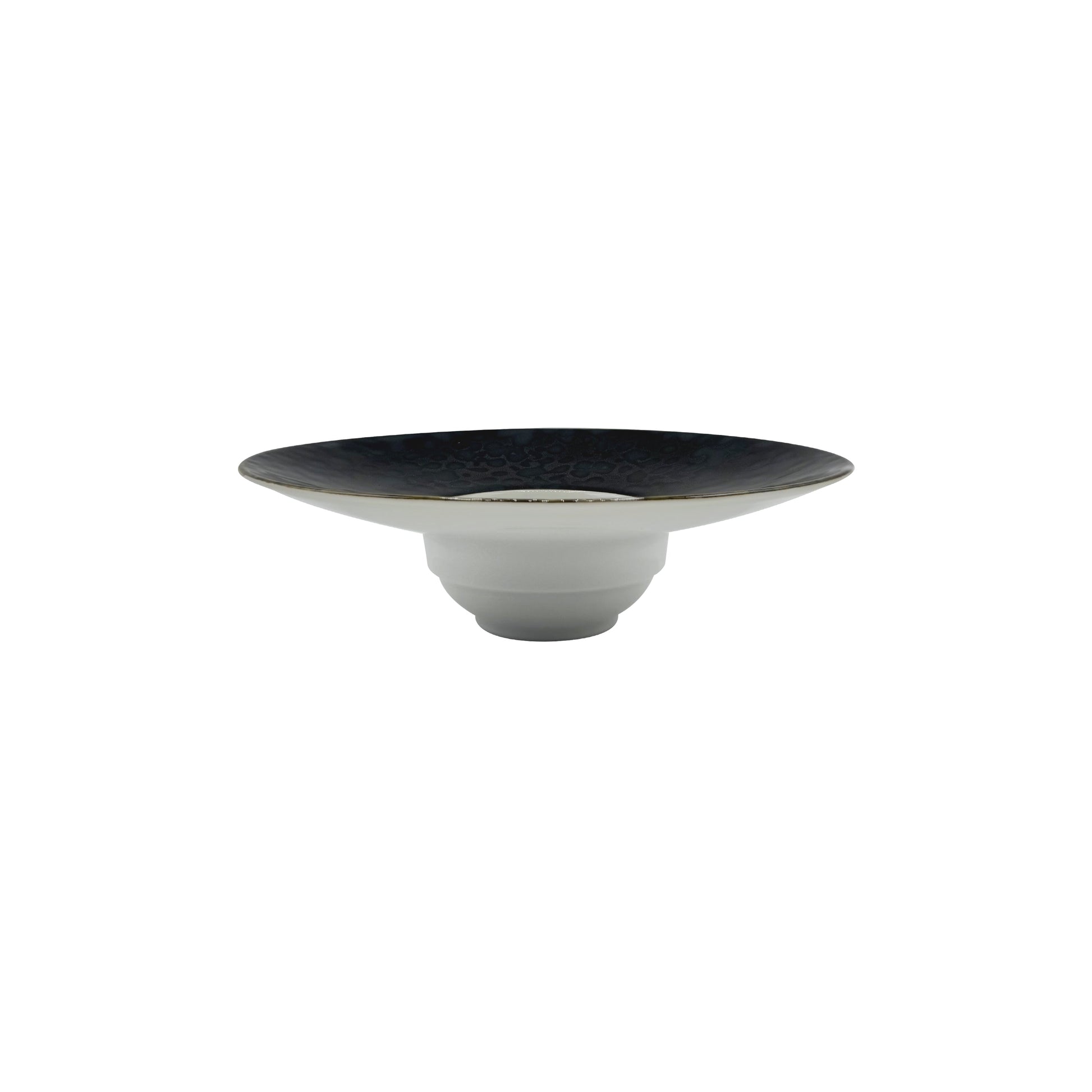 JL Coquet  JUNGLE - Assiette creuse ? aile PM 7.48 Inch SKU: HOR1026JUBKBLNC000