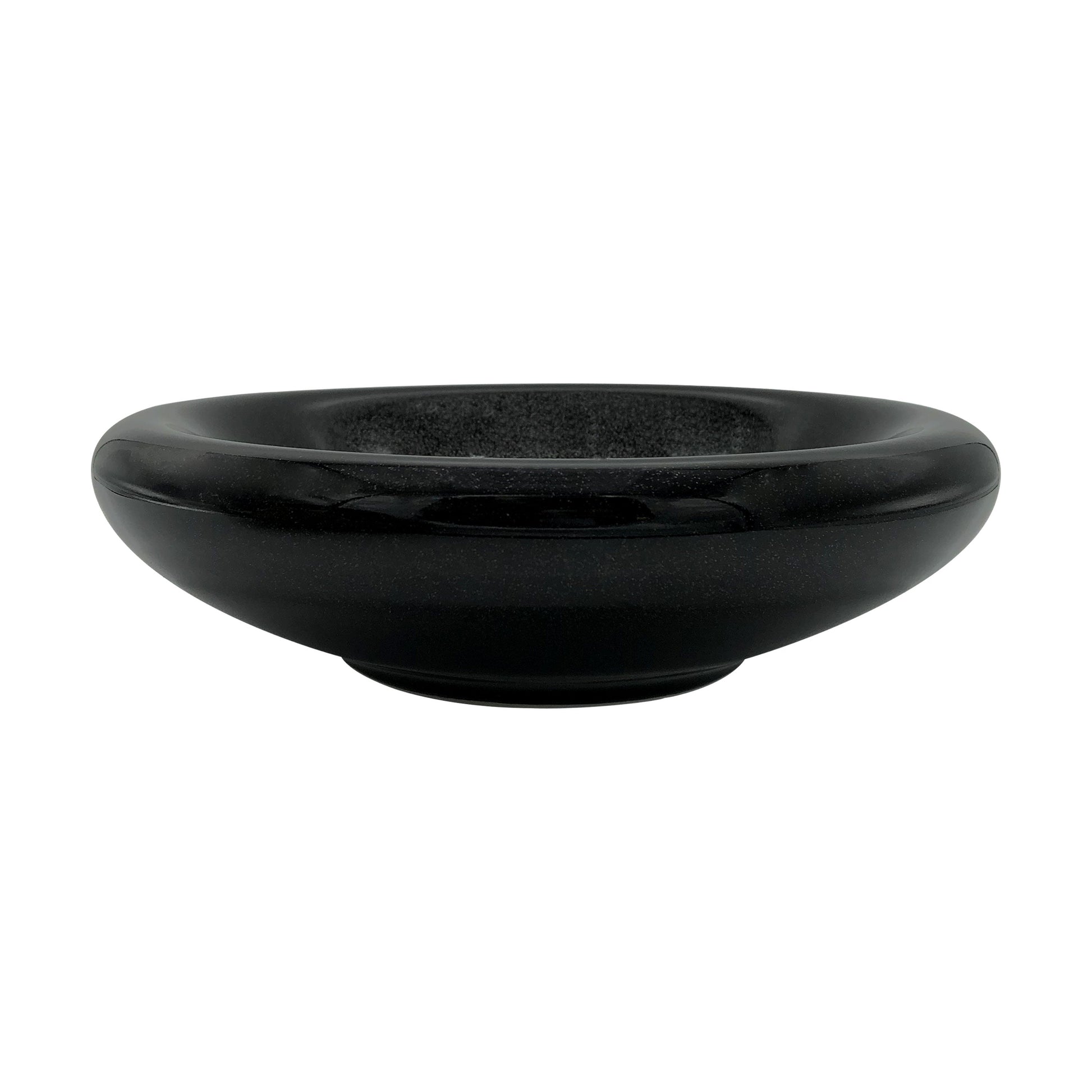 JL Coquet  NOIR PAILLET? - Assiette creuse Bubble 9.45 Inch SKU: BUB1088NPAINPAI000