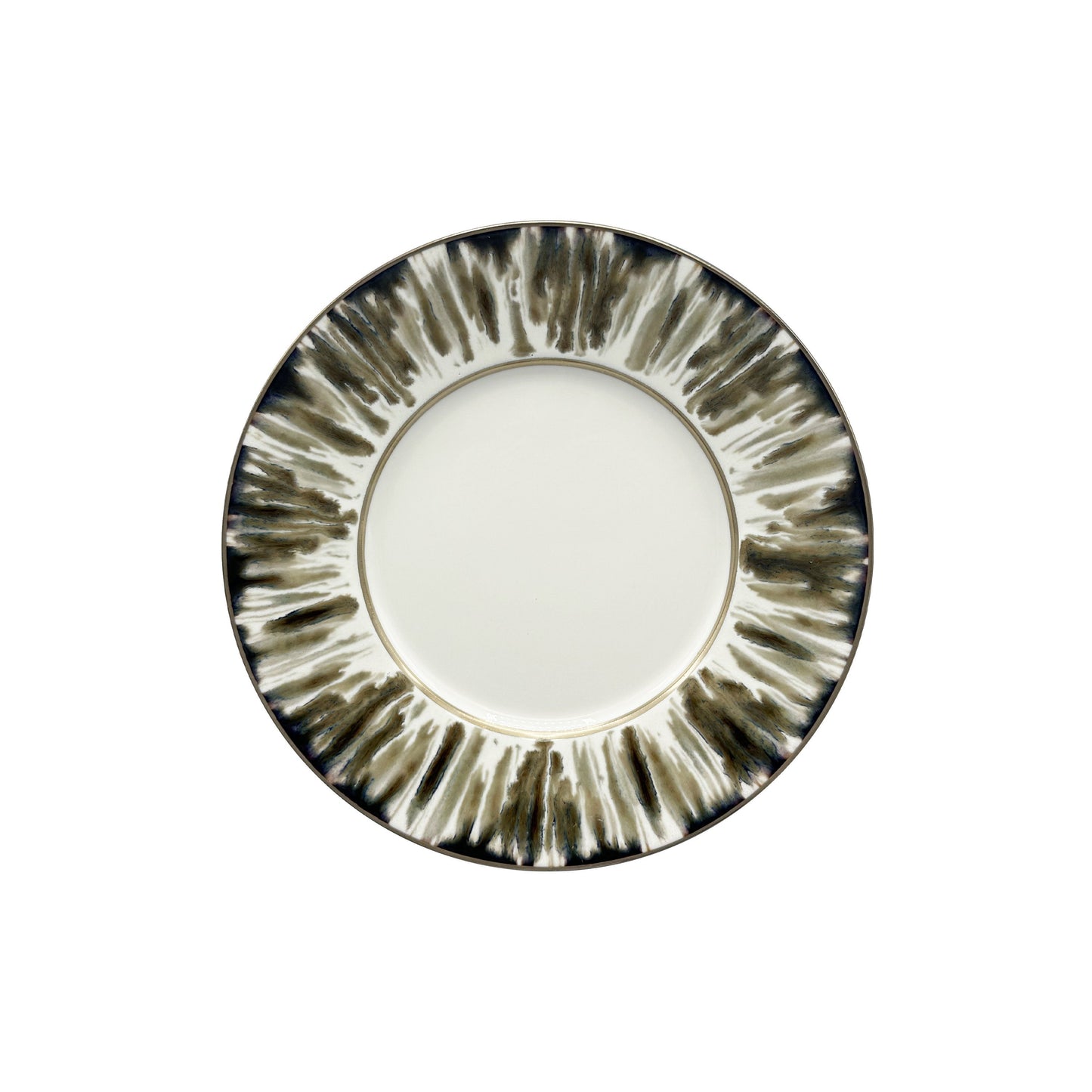 JL Coquet  ?CAILLE CR?ME Filet Bronze - Assiette ? dessert, 1824 8.27 Inch SKU: MHV1028ECRECREMB00
