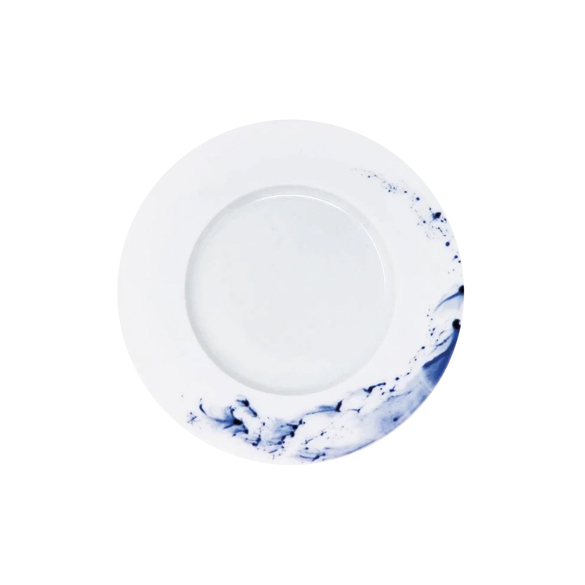 JL Coquet  BLUE IMPRESSION - Assiette ? dessert, 2011 9.06 Inch SKU: DMO1028BIMPBLNC000