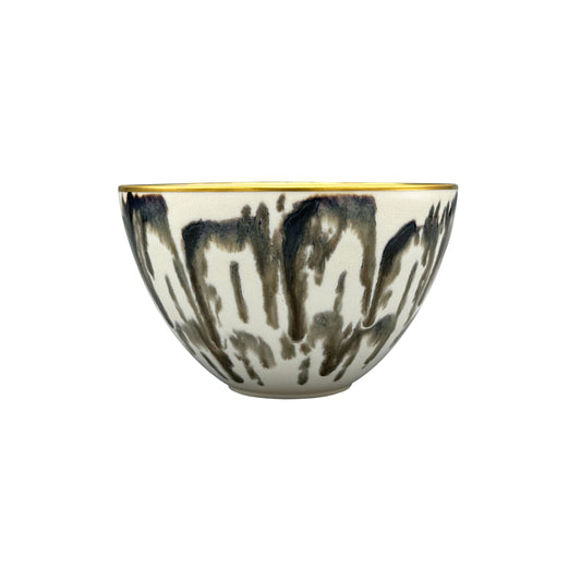JL Coquet  ?CAILLE CR?ME Filet Or - Bol Maxi 5.12 Inch SKU: HOR2009ECRECREMA00
