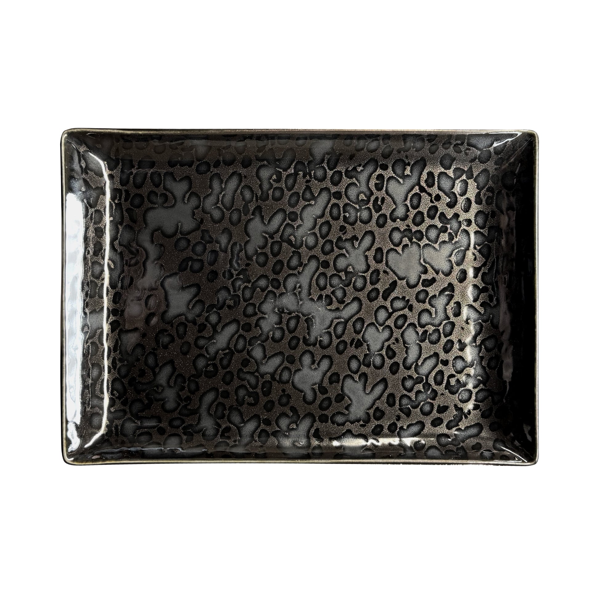 JL Coquet  JUNGLE - Plateau rectangulaire GM   40 x 21 cm  SKU: ACC1038JUBKNPAI000