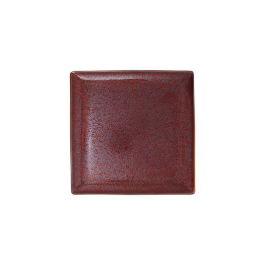 JL Coquet  GRANITE ROUGE - Assiette carree 21 cm 8.27 Inch SKU: ACC1019GROUGROU000