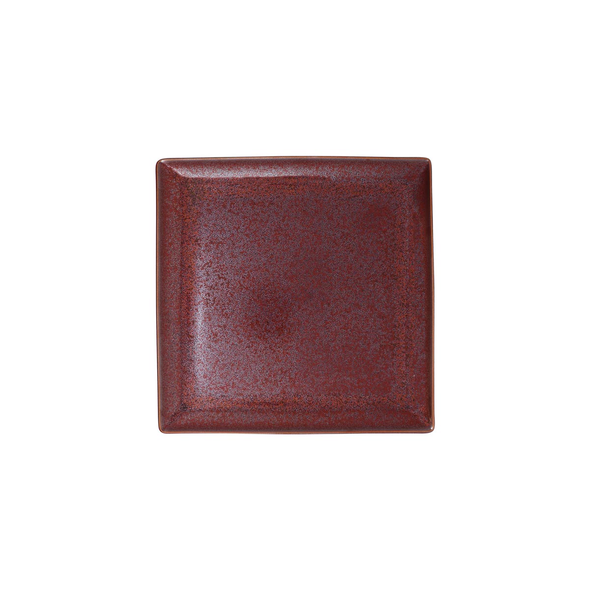 JL Coquet  GRANITE ROUGE - Assiette carree 21 cm 8.27 Inch SKU: ACC1019GROUGROU000